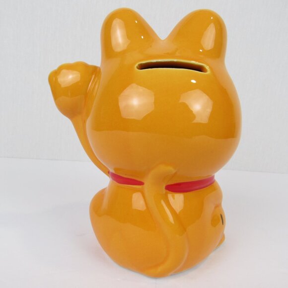 Vintage Garfield Cat Ceramic Kitty Piggy Bank - Picture 4 of 11